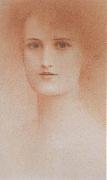 Fernand Khnopff Portrait of a Woman oil painting